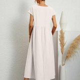 Marcia | Vestido de verano de tela premium en estilo Floating