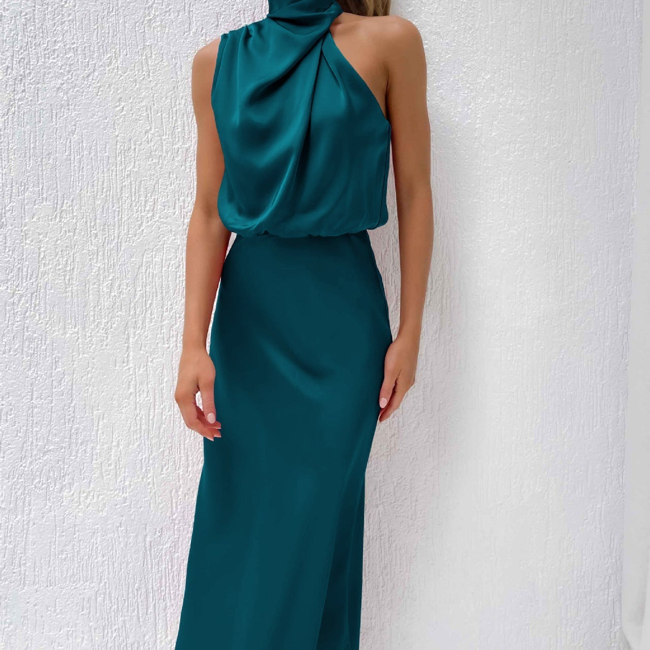Veleta | Vestido largo de satén