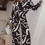 Corinne - Conjunto dos piezas estampado