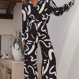 Corinne - Conjunto dos piezas estampado