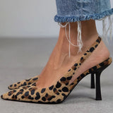 Ambra™ | Zapatos de tacón con estampado de leopardo