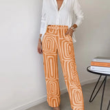 Paola - Conjunto de camisa y pantalón