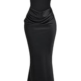 Niza | Vestido largo de satén