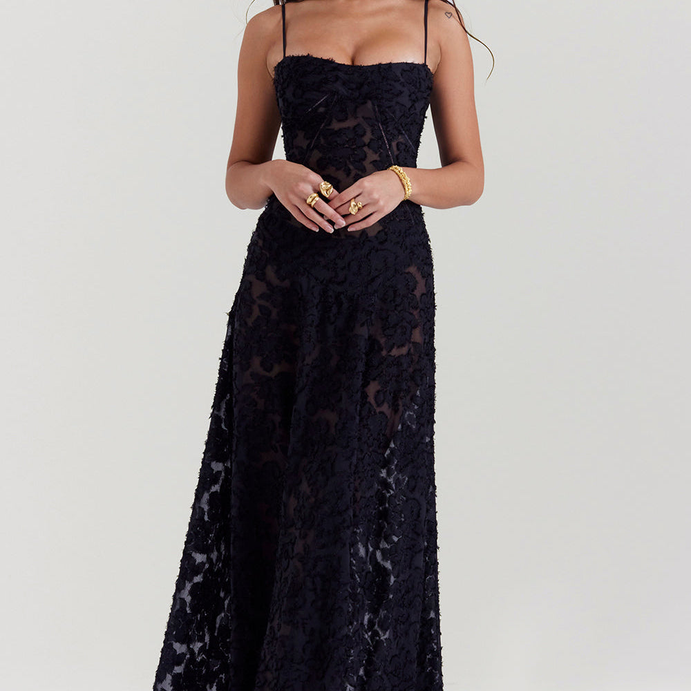 Amara | Vestido de espalda abierta