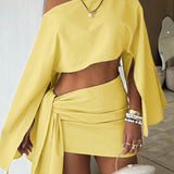 Beach - Conjunto de top y pareo