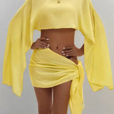 Beach - Conjunto de top y pareo