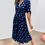 Monique™ | Vestido Elegante de Lunares