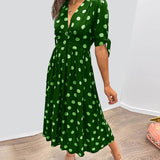 Monique™ | Vestido Elegante de Lunares