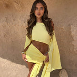 Beach - Conjunto de top y pareo