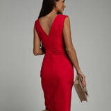 Nadia | Vestido Midi Drapado Delight