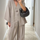Rachel | Conjunto de Lino