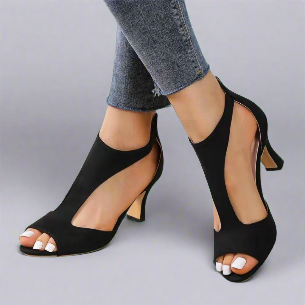Débora | Elegantes sandalias con punta abierta
