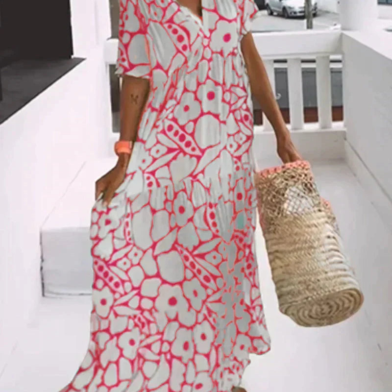 Marcelina | Vestido maxi ligero y fluido para el verano