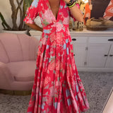 Nela | Vestido maxi ligero con flores para días soleados