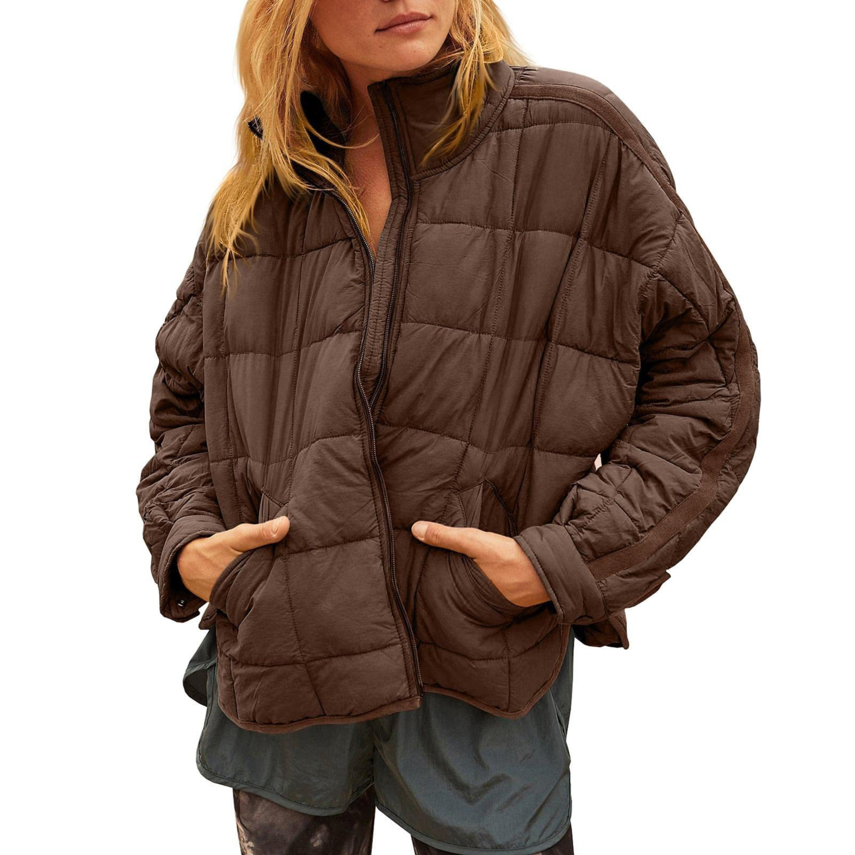 APRIL | Chaqueta acolchada ligera y compacta con cremallera