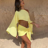 Beach - Conjunto de top y pareo