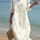 Isabelle Fiori | Vestido ligero con estampado floral delicado