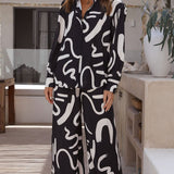 Corinne - Conjunto dos piezas estampado