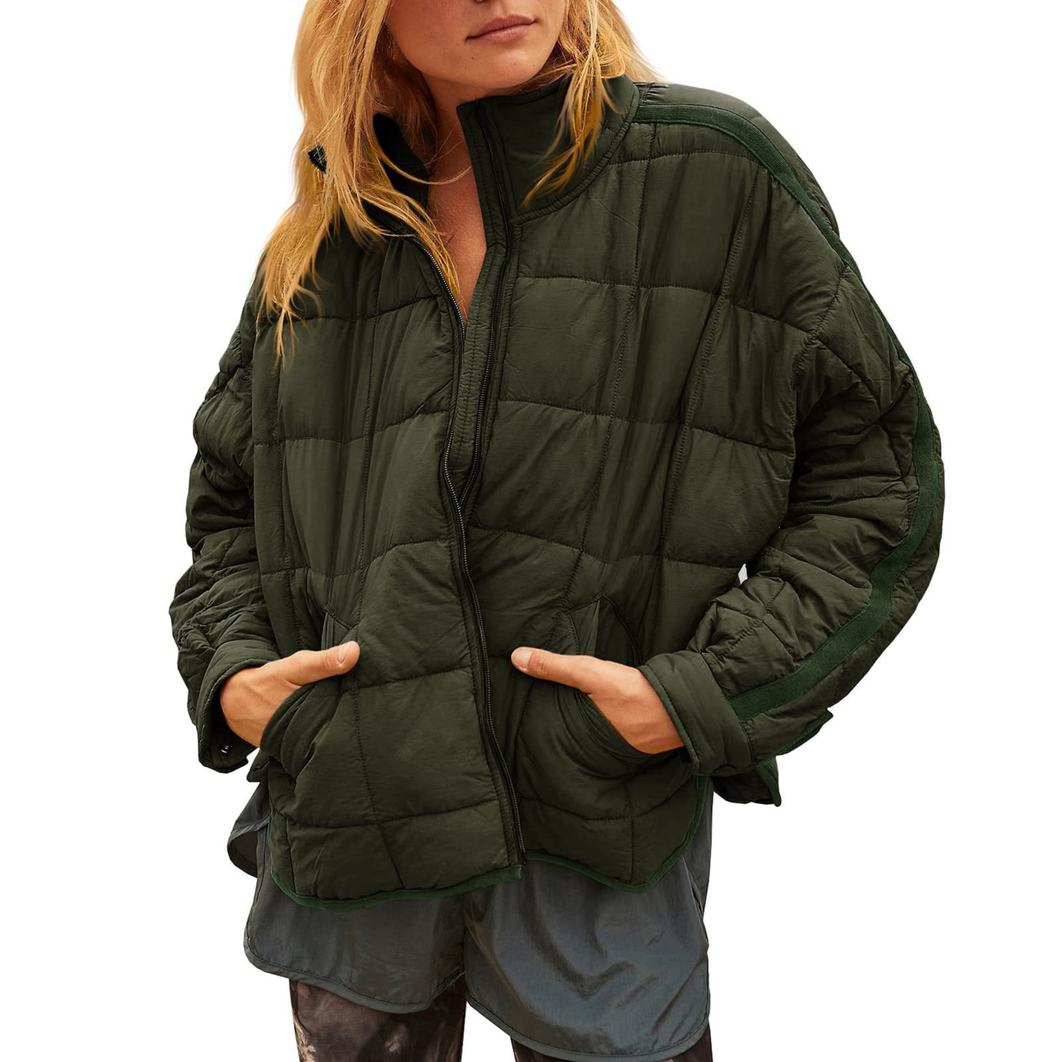 APRIL | Chaqueta acolchada ligera y compacta con cremallera