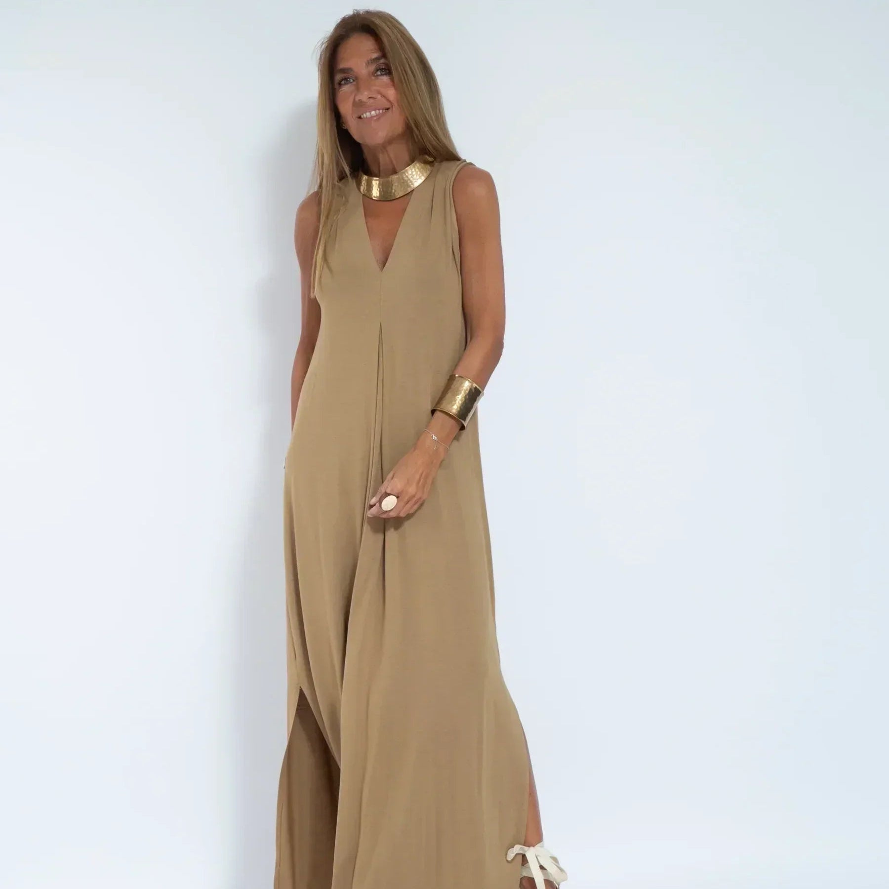 Aroa - Conjunto de vestido y chaleco