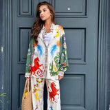 Indira - Conjunto dos piezas estampado