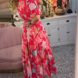 Nela | Vestido maxi ligero con flores para días soleados