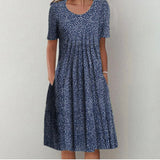 Ana | Vestido floral elegante e informal con bolsillos