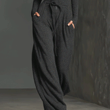 Mono Elegante de Mujer de Punto con Cremallera Delantera