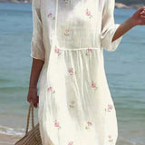 Isabelle Fiori | Vestido ligero con estampado floral delicado