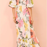 Fiore - Vestido largo estampado