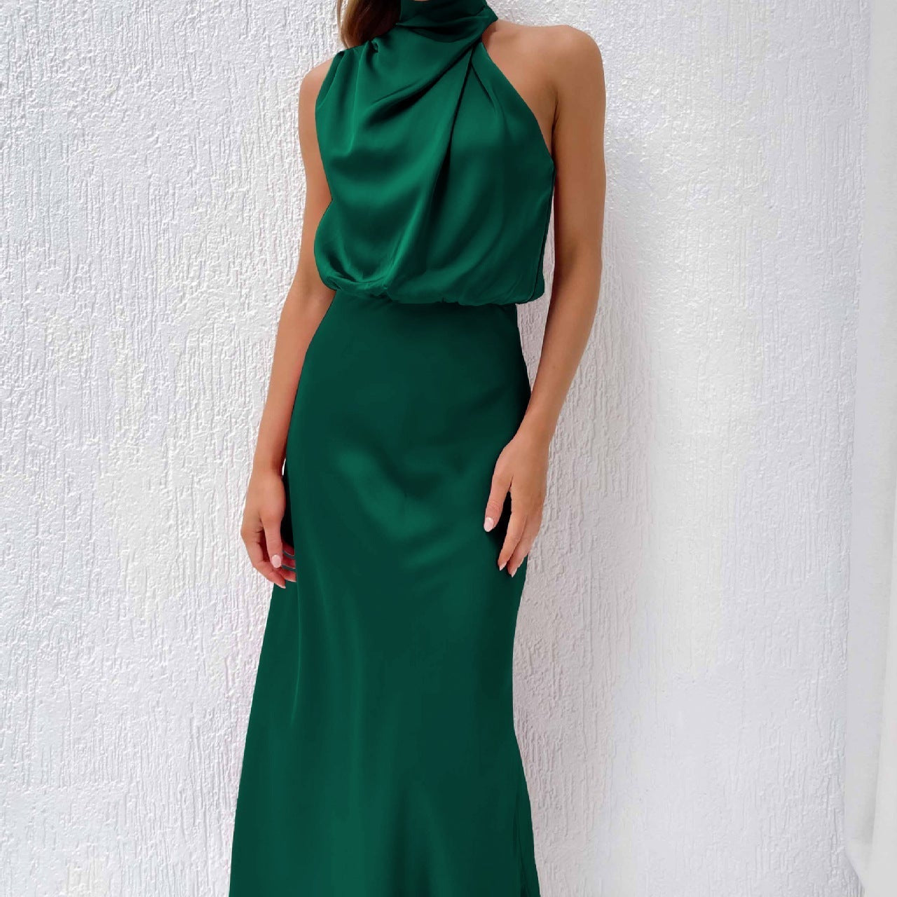 Veleta | Vestido largo de satén