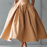Vestido Maxi Estructurado en Algodón