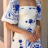Fiore - Vestido largo estampado