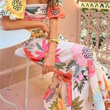 Fiore - Vestido largo estampado