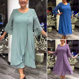 Marzenna | Vestido midi – Susurro de Elegancia