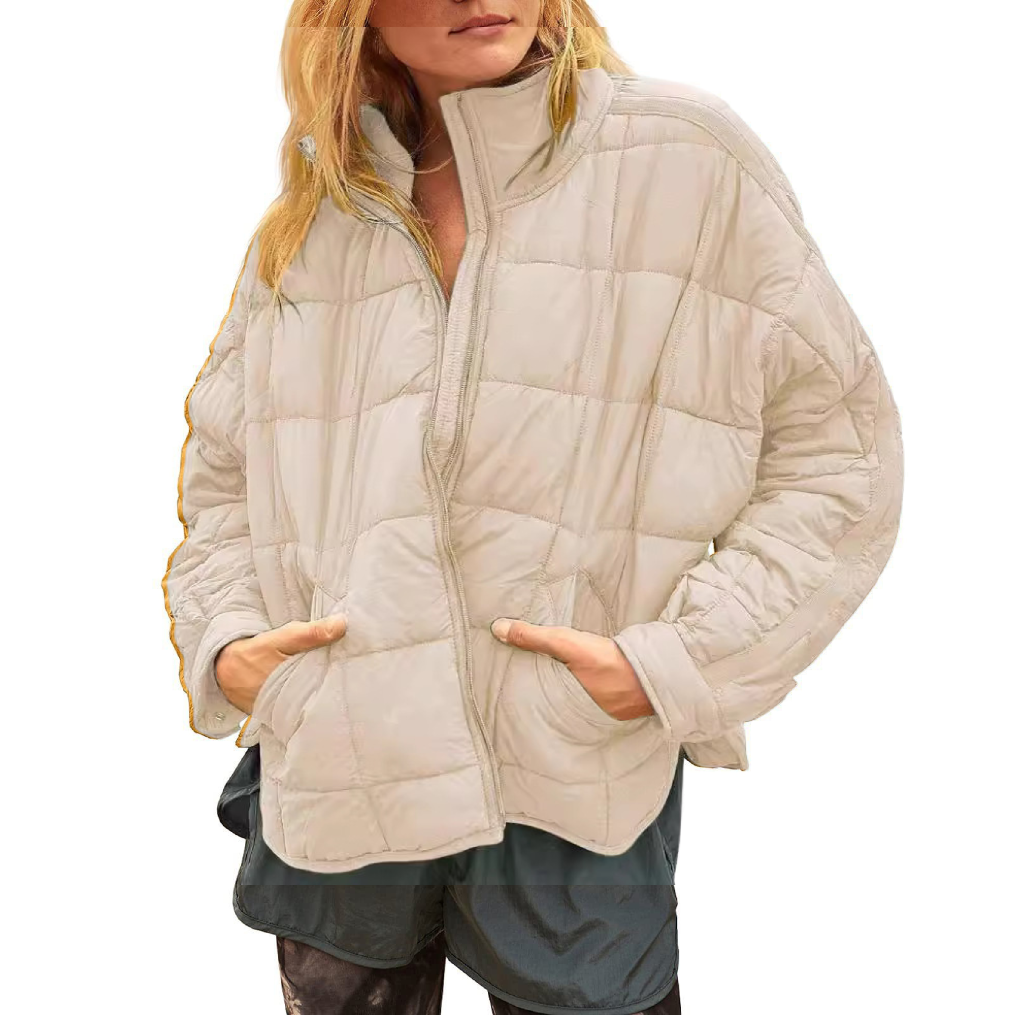 APRIL | Chaqueta acolchada ligera y compacta con cremallera