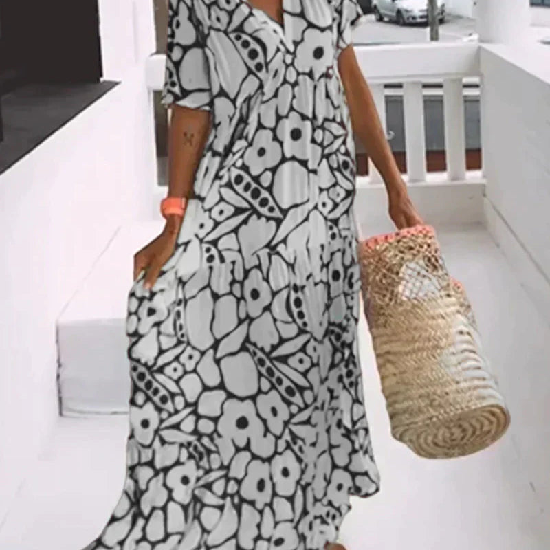 Marcelina | Vestido maxi ligero y fluido para el verano