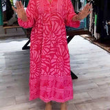 Ilona | Vestido con escote en V y estampado