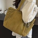 Tilda | Bolso tote acanalado con detalle de cordón