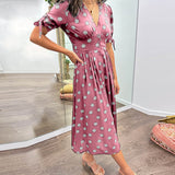 Monique™ | Vestido Elegante de Lunares