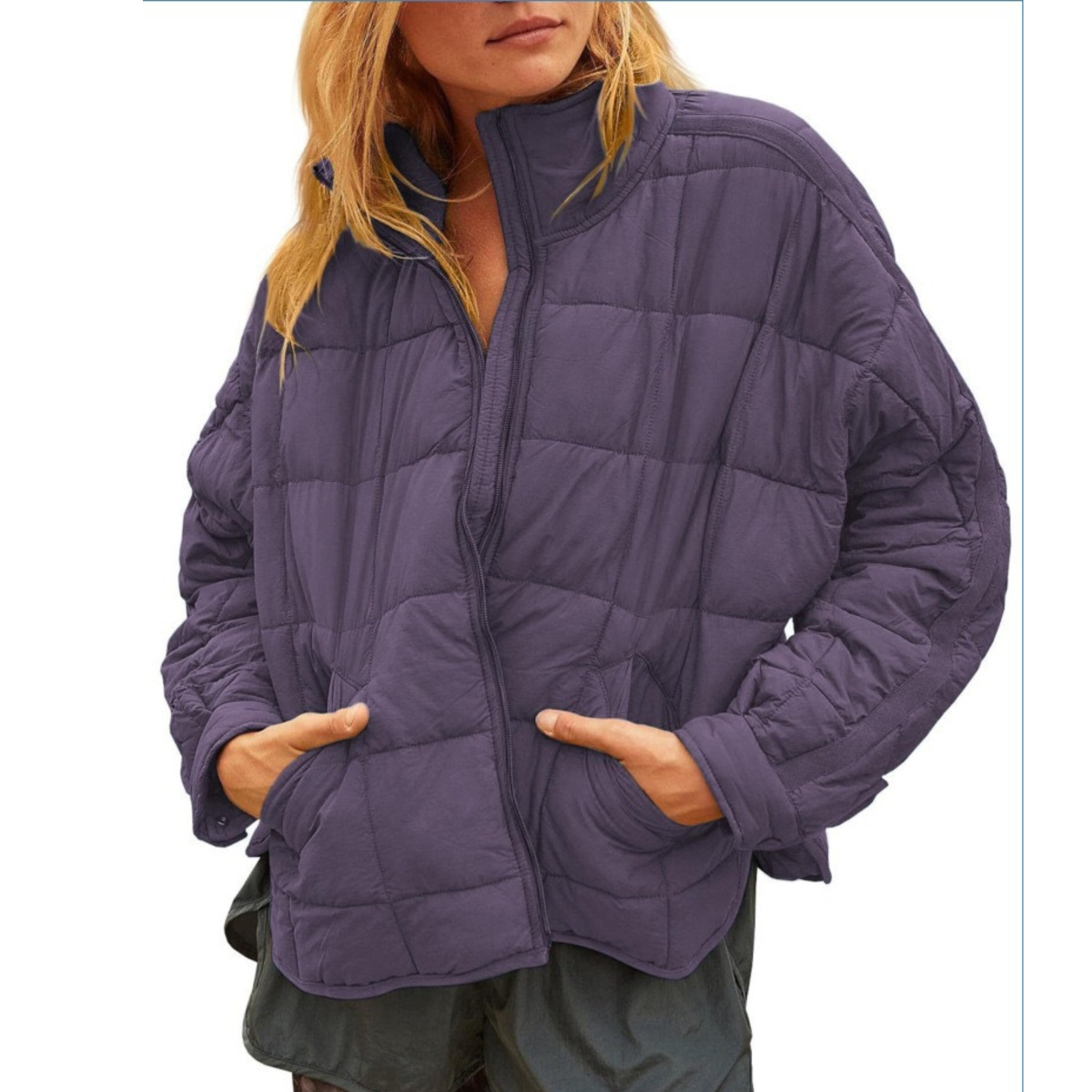 APRIL | Chaqueta acolchada ligera y compacta con cremallera