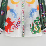 Indira - Conjunto dos piezas estampado