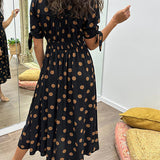 Monique™ | Vestido Elegante de Lunares