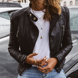 Santana | Chaqueta de cuero elegante