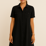 Emilia | Vestido de mezclilla tipo camisa