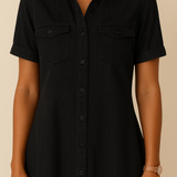Emilia | Vestido de mezclilla tipo camisa