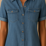 Emilia | Vestido de mezclilla tipo camisa