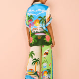 Kalea - Conjunto dos piezas estampado