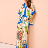 Cleo - Conjunto dos piezas estampado
