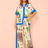 Cleo - Conjunto dos piezas estampado